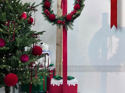 Bộ trụ gỗ kèm đế rời cao tới 2m (2 size - nhiều màu) TRUGO-01